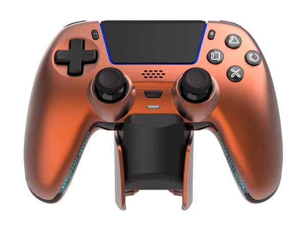 Deltaco Controller inkl. Ladestation Wireless oranssi PS5