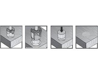 AWTools fräs för trä 25 mm (AW40327)
