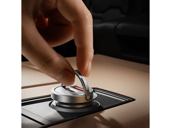 Orico MiniRing Pro 45W bil-lader USB-A + USB-C (sølv)