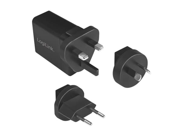 LogiLink PA0188, Innendørs, AC, 12 V, Sort
