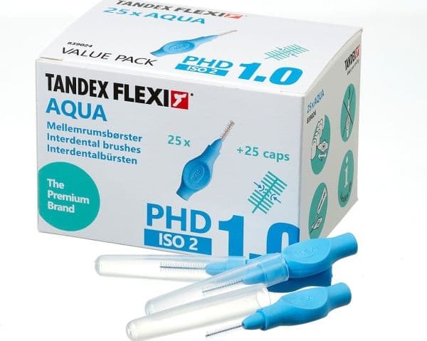Tandex tandborstar (25 st.) Flexi Extra Fine Aqua (blå)