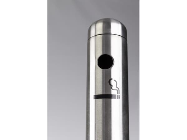 Securit® CLASSIC askkopp-stativ med fot, stål