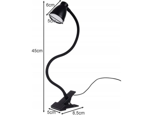 Skrivebordslampe Maxy svart (00019454)