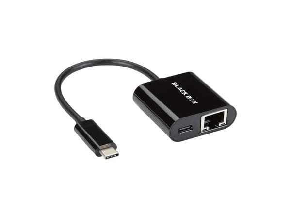 Black Box VA-USBC31-RJ45C, Langallinen, USB Type-C, Ethernet, 1000 Mbit/s