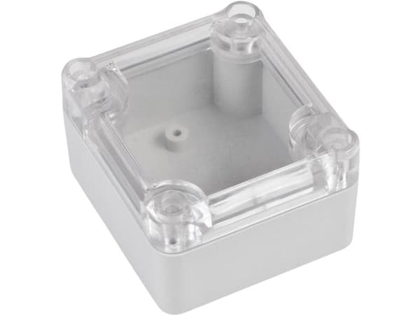 TRU COMPONENTS universalkabinett 63 x 57 x 37 ABS-PC grå 1 st