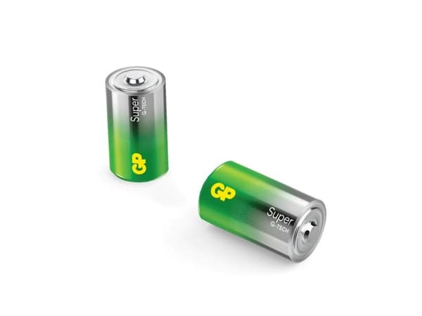 GP Super Alkaline D-batteri 13A/LR20 2-pak