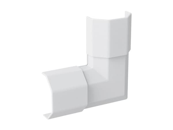 Kabelkanal Vinkel 90° Plast Vit