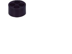 JACOB Multipakning Perfect PG16 til kabel Ø4x6mm gummi, sort
