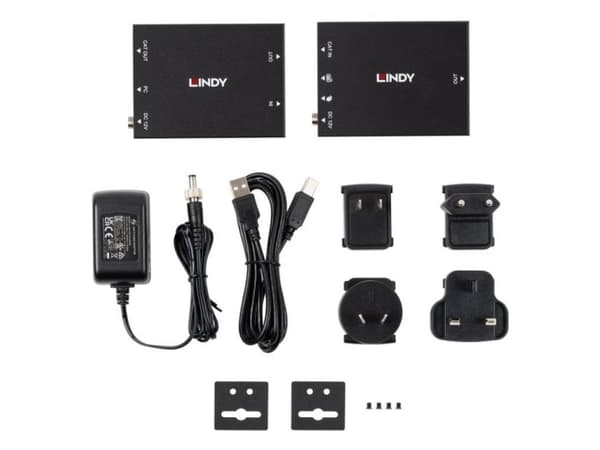 KVM-forlenger 100 m Cat.6 HDMI og USB