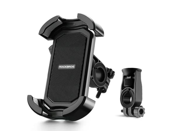 RockBros telefonholder til sykkel, styrefeste 25210032001 - svart