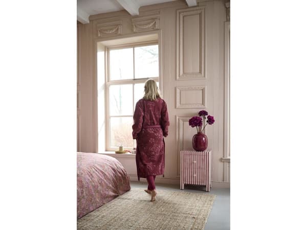 PIP Studio PIP Jasmin Jacquard Bathrobe D.Pink XXL