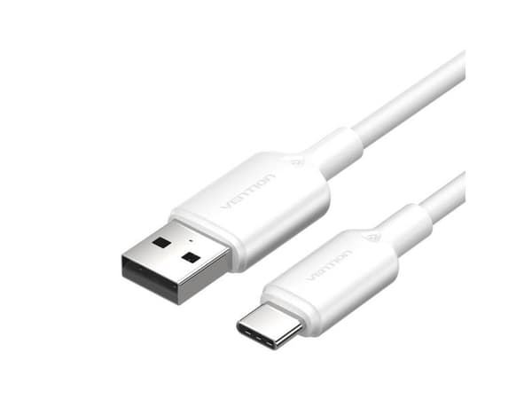 USB-kabel Vention USB-A till USB-C 1 m vit (CTQWF)