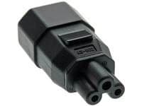 MicroConnect - Strømkoblingsadapter - IEC 60320 C5 til IEC 60320 C14