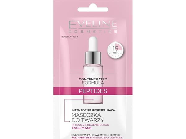 Eveline EVELINE Maska 8 ml SKONCE FORMUŁA Peptider