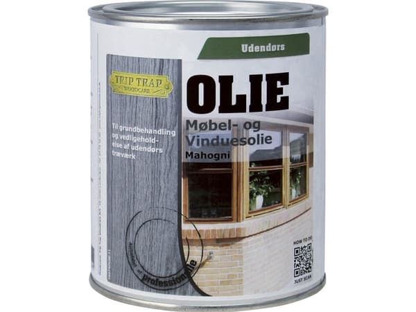 Trip Trap Møbel- og vinduesolie, mahogni