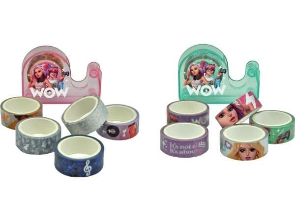 WOW® Generation, Dekorativa tejper, 5 rullar/förpackning