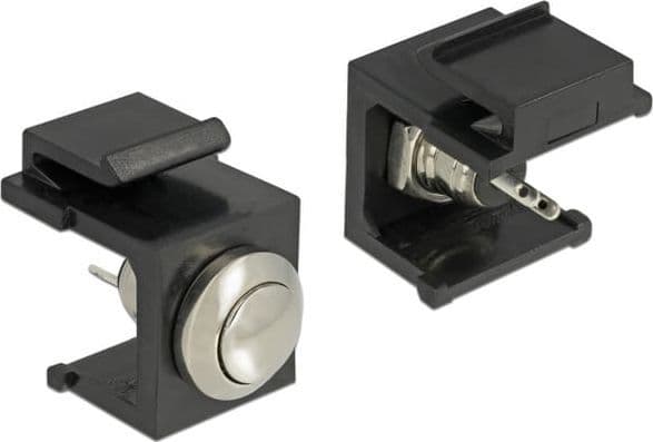 Delock - Modulinnlegg - svart