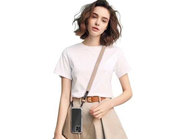 Tech-Protect C65 Rope Crossbody Leash - Beige