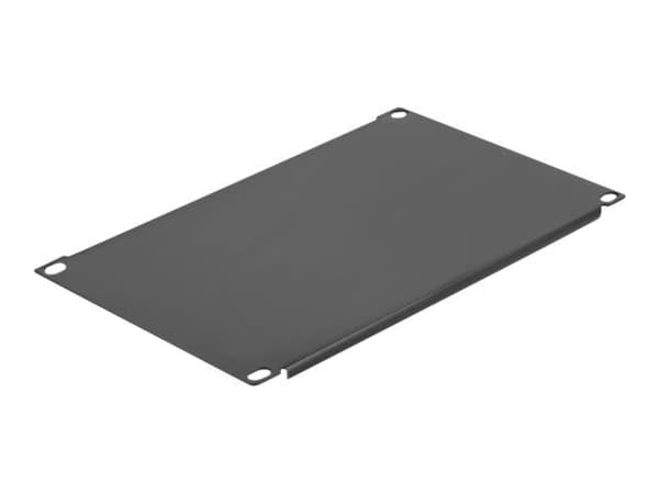 Delock - Blindplate - svart - 4U - 10"