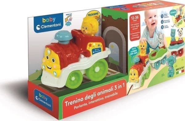 Clementoni interaktiivinen eläinjuna
