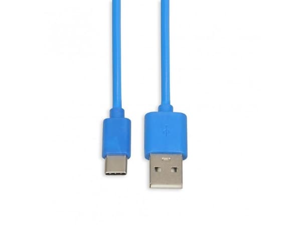 iBox IKUMTCB, 1 m, USB A, USB C, USB 2.0, Sininen