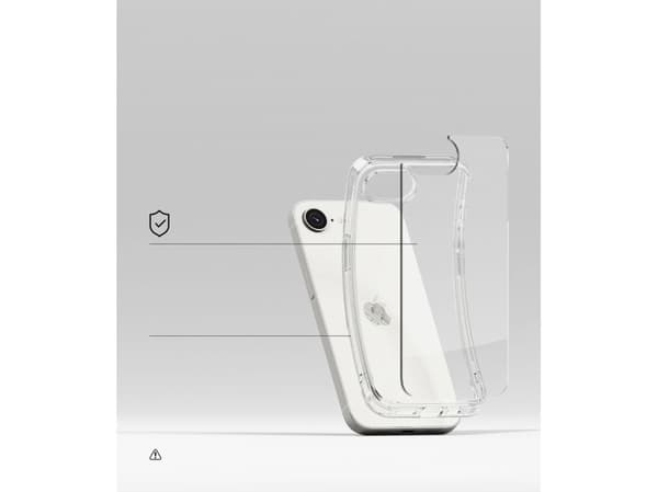 RINGKE FUSION-deksel for iPhone 16E/17E clear