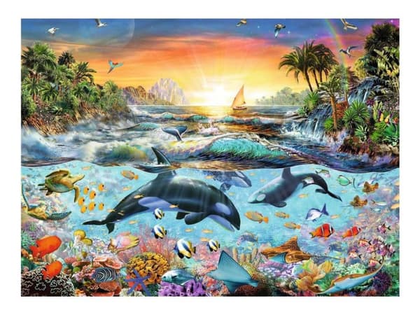 Ravensburger Puzzle 200 st Orca Paradise