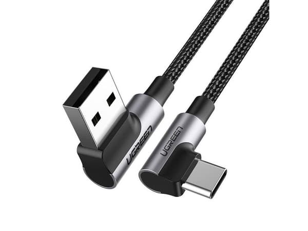 Ugreen 20856, USB A, USB C, USB 2.0, 0,48 Gbit/s, Sort, Sølv