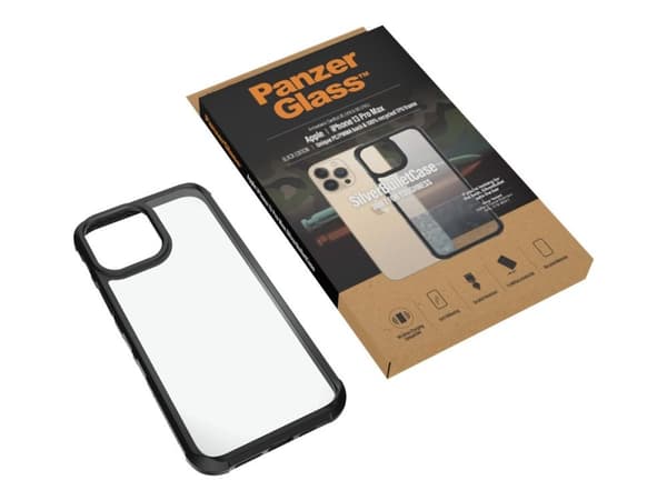 PanzerGlass 0320, Suojus, Apple, Apple - iPhone 13 Pro Max, Musta
