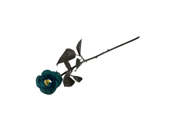 Sort rose med katte øje
