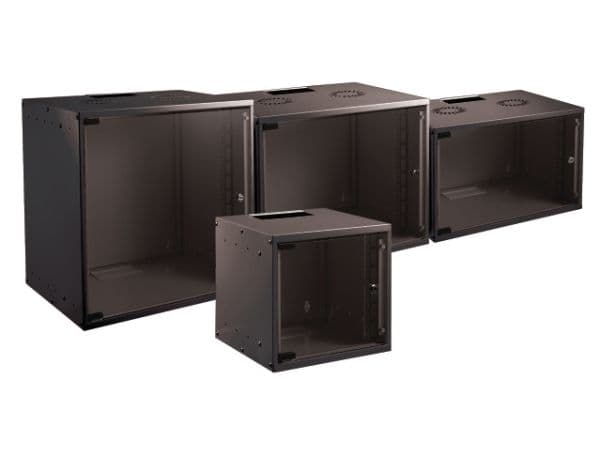Flat-pack väggkapsling 15HE RAL9005 (RTEC)