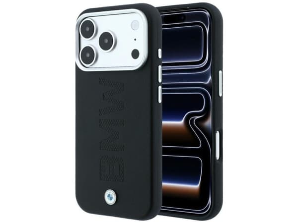 BMW Sign Centered Deboss MagSafe Case for iPhone 17 Pro Max / 18 Pro Max - Black
