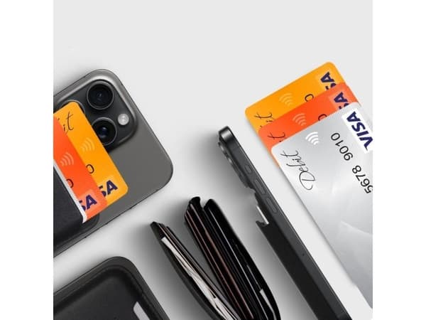 Tech-Protect MAGWALLET universell magnetisk kortholder Magsafe carbon