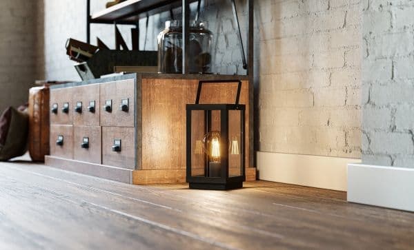 EGLO BRADFORD 1 bordlampe E27 sort/klar