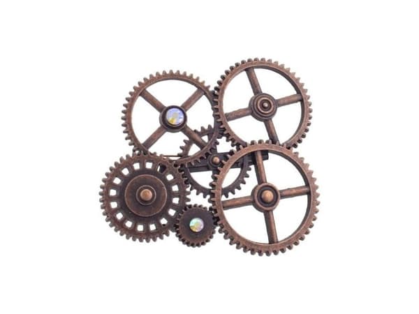 Steampunk brosch
