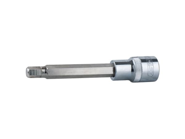 KS TOOLS 1/2" CHROMEplus Bit-Stecknuss Innensechskant, lang, 14mm (918.1664)
