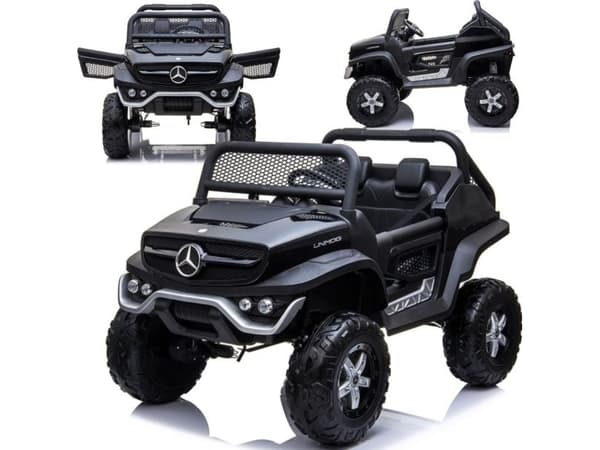 Elbil Mercedes Unimog svart