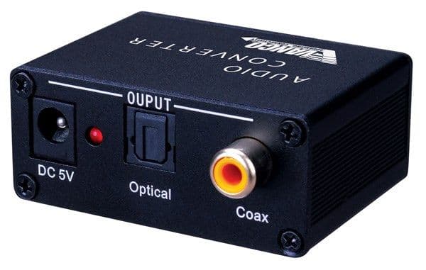Vanco Digital Audio Converter with Dual Outputs - Optisk / Coax