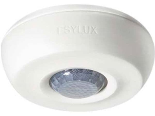 ESYLUX Rörelsesensor 360° i taket, ytmonterad, räckvidd ca Ø 8 m