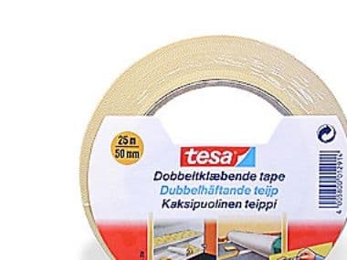 Dobbeltklæbende tape, universal, 50 mm x 25 m