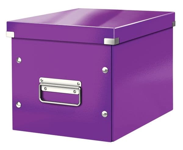 Leitz Click & Store Cube Medium - Lagerboks - purpur