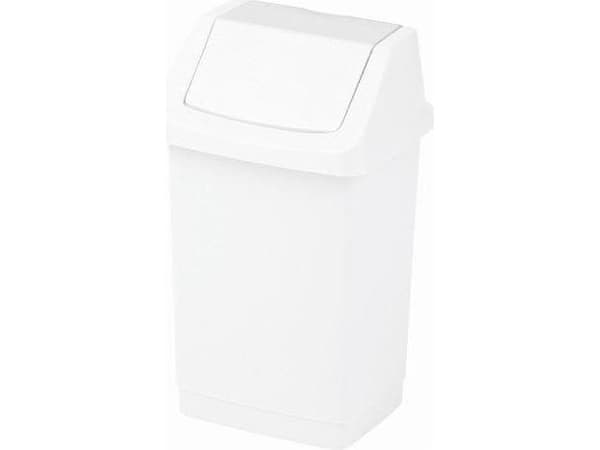 Soptunna Curver Click-It svängbart lock 50 L vit (CUR000279)