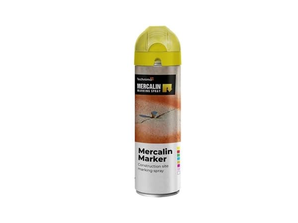 Mercalin® Marker FL mærkespray, fluorescerende gul