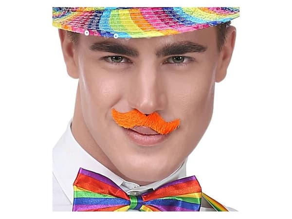 Neonmustasch 5 st