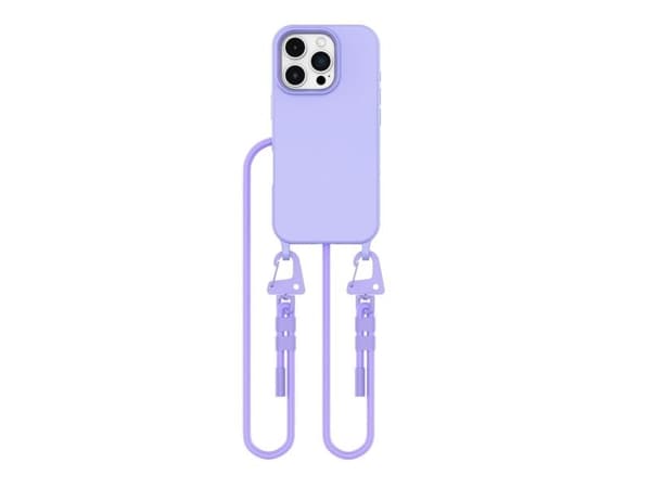 Tech-Protect MagNecklace MagSafe-etui med lanyard til iPhone 16 Pro Max - lilla