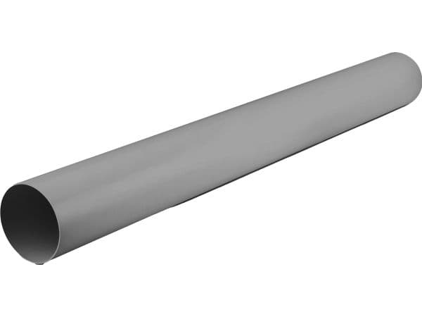 Fresh plastsystem 150, grå PVC, plastrør Ø150 mm, længde 1000 mm.
