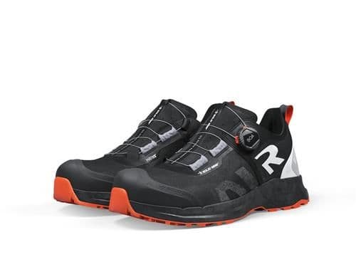 Sikkerhedssko Revo 3 sort/orange 43