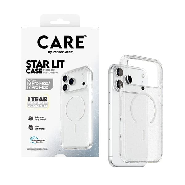 CARE by PanzerGlass Star Lit Case m. MagSafe iPhone 18 Pro Max | 17 Pro Max