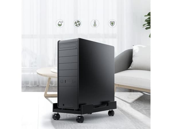 Orico CPB3 computer stand on wheels, load capacity 20 kg - black