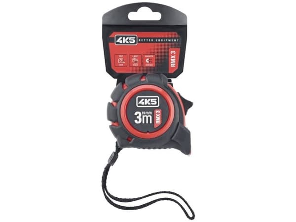 4K5 Tools RMX 3 RollMeter 3 m 606.100-3 Måttband 3 m